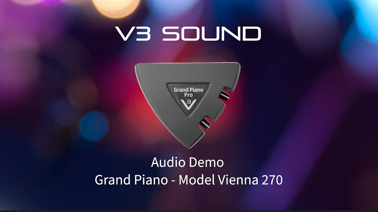 V3 SOUND - Audio Demo - Grand Piano Pro - velocity curve standard