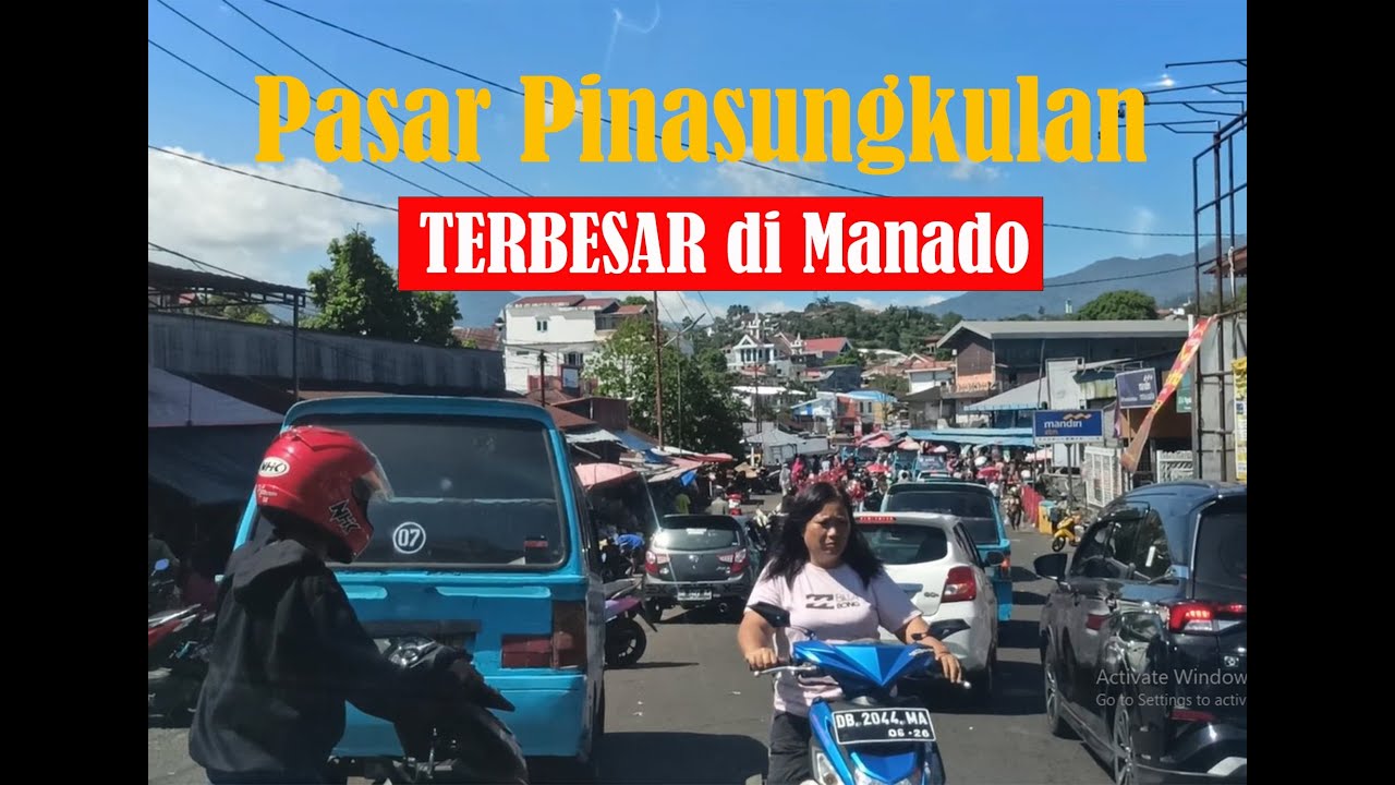 Pasar Pinasungkulan Karombasan TERKINI, Keluhan Pedagang terkait SAMPAH TIDAK DIANGKUT | Kota Manado