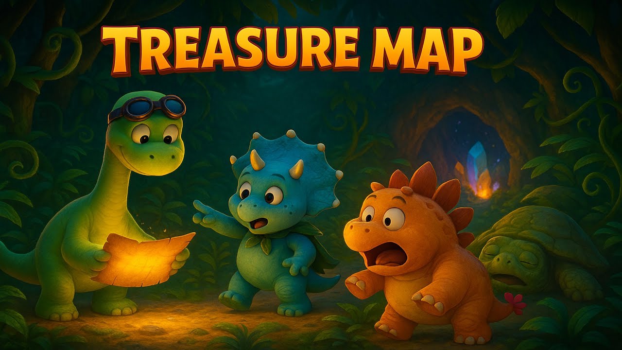 The Dino and the Lost Treasure Map  Don’t Miss the Silliest Treasure Hunt Ever!