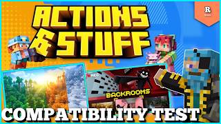 Does It Work With Actions &amp; Stuff? ¦ Seasons Realism ¦ Backrooms ¦ Daz Man ¦ Minecraft Bedrock