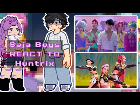 👹|| K-POP DEMON HUNTERS/SAJA BOYS REACT TO HUNTRIX || (2x) ships, angst, fluff