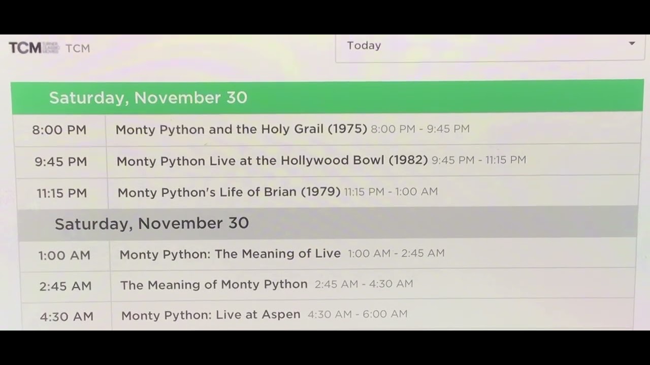 Monty Python on TCM - YouTube