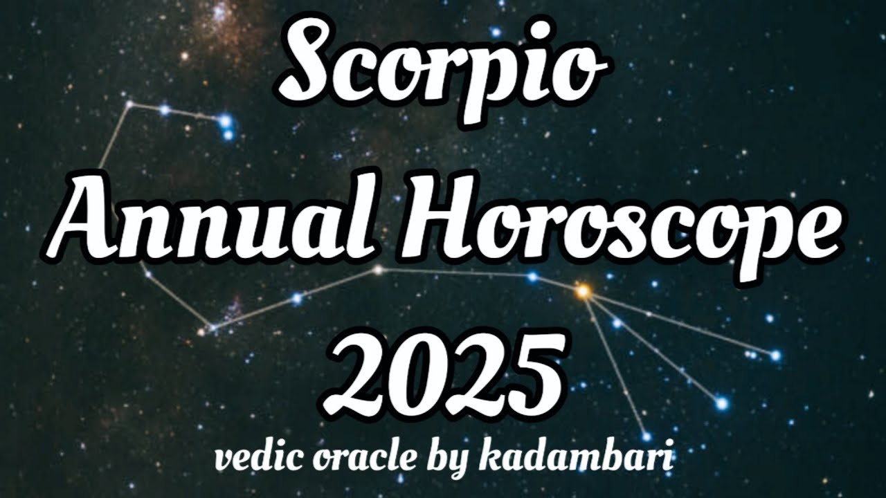 Scorpio Annual Horoscope 2025, Based On Transits of Jupiter, Saturn & Rahu - Ketu in 2025