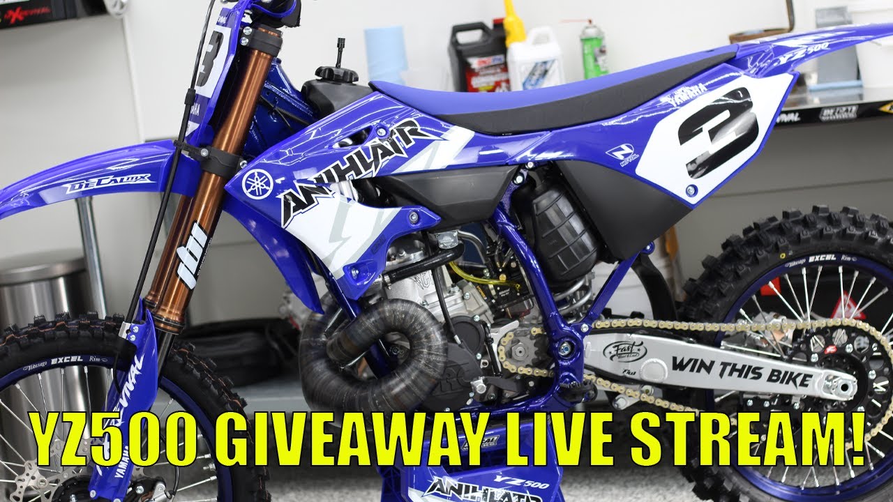 mXrevival's OFFICAL YAMAHA YZ500 TWO STROKE GIVEAWAY LIVE STREAM WHO