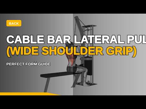 Cable Bar Lateral Pulldown (Wide Shoulder Grip) — Back Workout Done Right