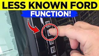 This SECRET Ford Function Is Only KNOWN by 1% of DRIVERS (Use It Now!)