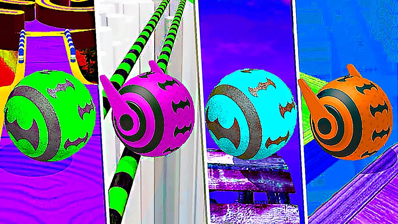 Which Bat Ball Will Pass 5 Levels First: Rollance vs Action Ball? Race-608