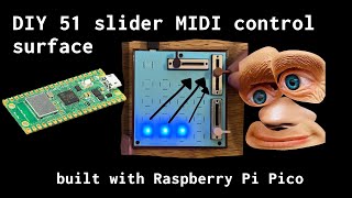 Travel Sized MIDI Control Surface & Drumpad based on Raspberry Pi Pico - Demo