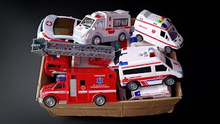 Ambulance,911 minicar runs on a slope! Emergency driving test