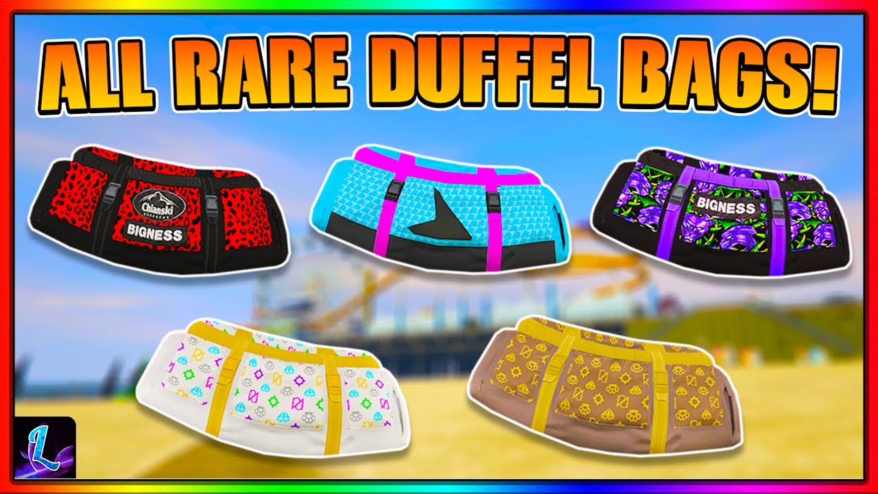 HOW TO GET ALL *RARE* COLORED DUFFEL BAGS IN GTA 5 ONLINE! (AFTER PATCH