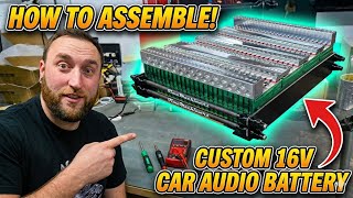 Junkyard Hybrid Lithium into Powerful Car Audio Battery! [DIY Cmax Lithium]