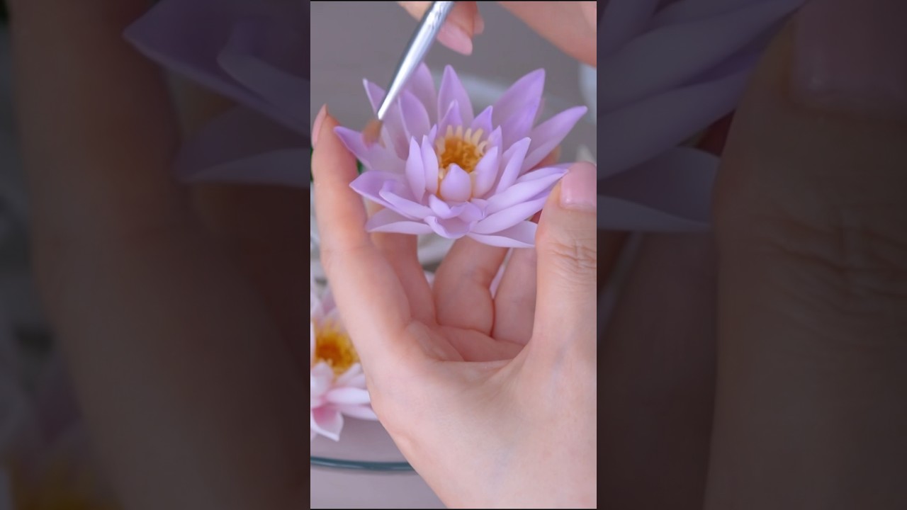 【専用】クレイフラワー 睡蓮　鷺草の鉢植え　ほおずき　　樹脂粘土 専用】クレイフラワー 睡蓮 鷺草の鉢植え ほおずき 樹脂粘土 専用
