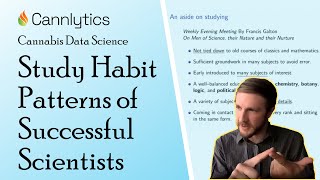 Study Habit Patterns of Successful Scientists | Cannabis Data Science Clip