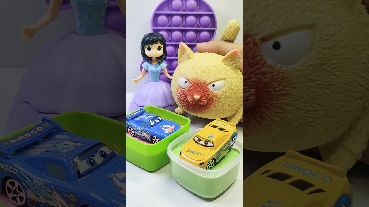 Мягкая миниатюра Большого Кота и принцессы Диснея 1..2..3..Нет3! 🫣🤣😱