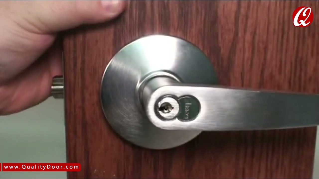 How To Install An Arrow Small Format Interchangeable Core Cylinder