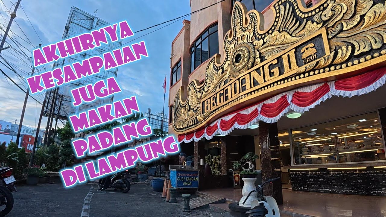 MAKAN PADANG DI RM BEGADANG DI LAMPUNG