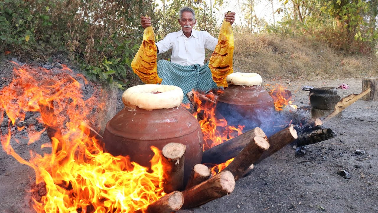 Traditional Pot Mutton Biryani | Traditional cooking Lamb Biryani | Matka Biryani By Grandpa Kitchen
