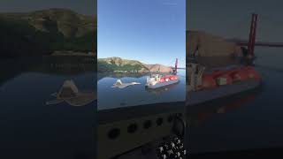 F-22 VR Formation Under the Golden Gate | Microsoft Flight Simulator 2024 #msfs2024 #vr #f22raptor