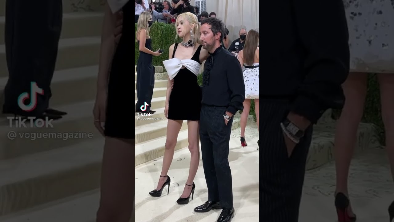 Rose at met gala 2021