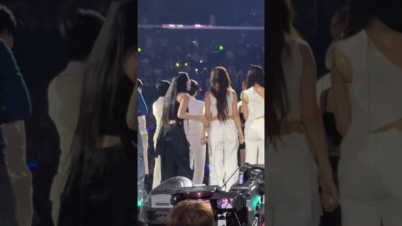 YUJIN & YOUNGJI moments at KCON day 1 ending stage｜250801