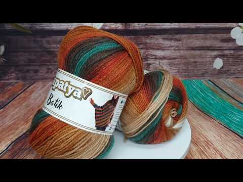Video: Příze Papatya Batik, 554-33