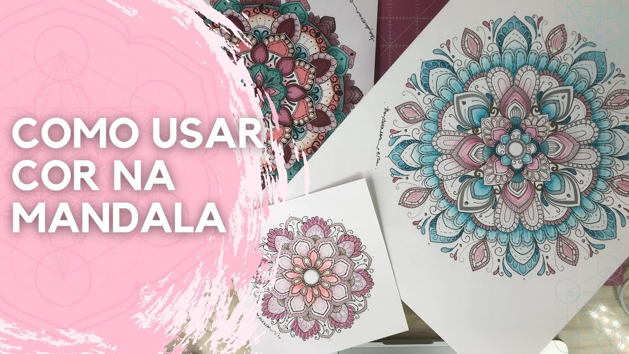 COMO EU USO CORES NAS MINHAS MANDALAS? | Taty Alencar