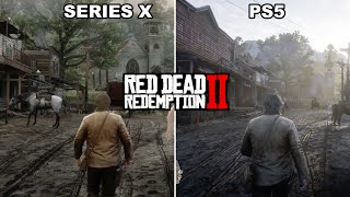 Red Dead Redemption 2 - PS5 vs Xbox Series X Load Time & Graphics Comparison