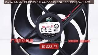 Cooler Master FA13525L12LAA DC 12V 0.5A 135x135x25mm 2-Wire Server ... — Top Rated 2026 | Buy Now!