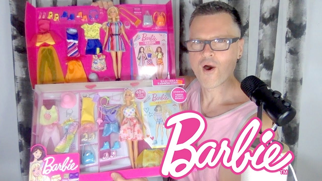 Barbie Fashion Combo Deluxe Doll & Fashion 40+ Looks GFB82 GFB83