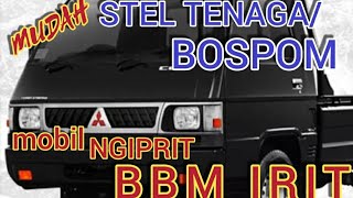 Cara Mudah Menyetel Tenaga L300stel Bospom L300mobil Ngiprit Bbm Irit
