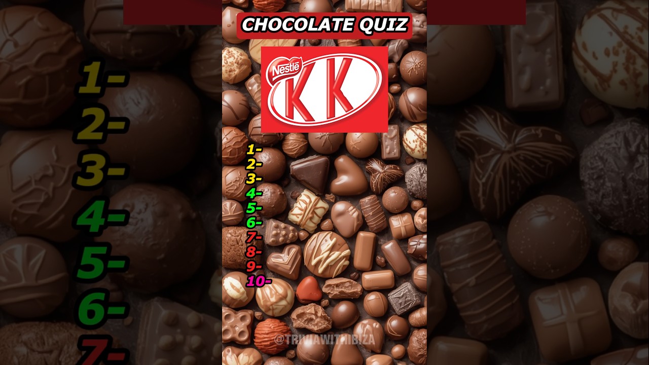Начните диету, если сможете назвать 8 шоколадных конфет! 