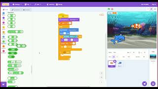How to Make a Shark Attack Game in Scratch | Tutorial 