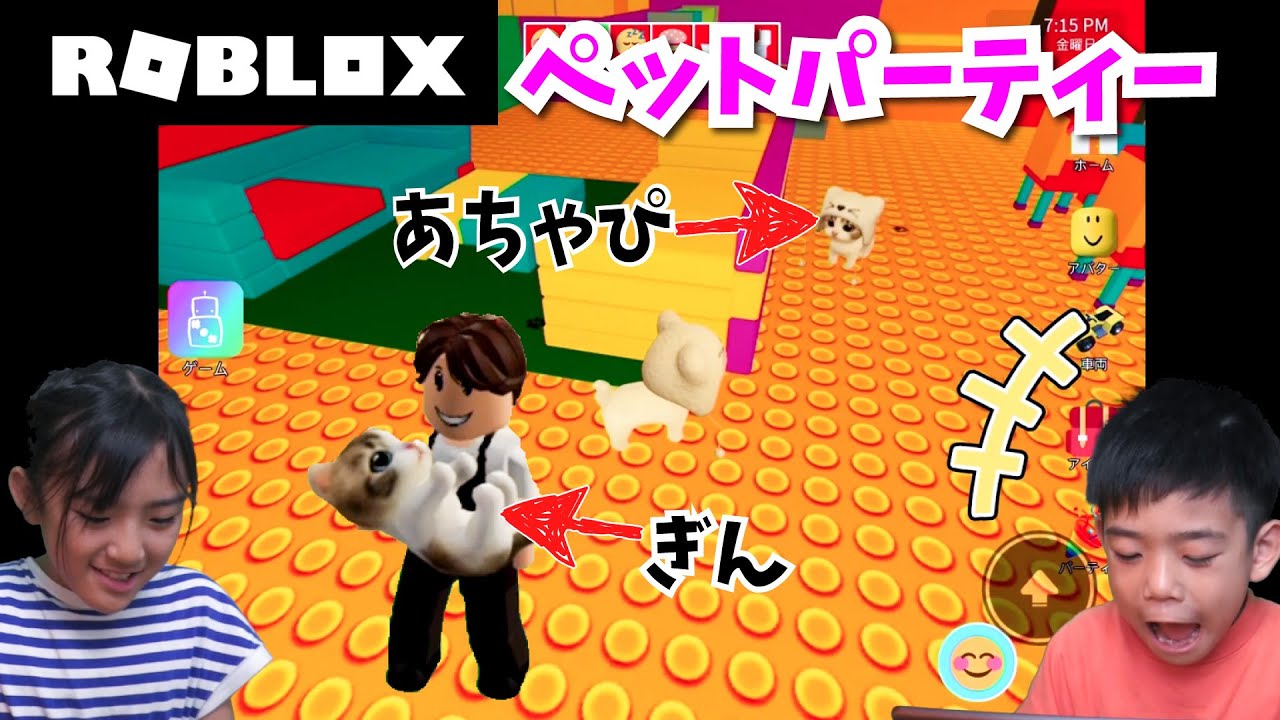 【ROBLOX】あちゃぎんがねこになったらこんな生活？ペットパーティー