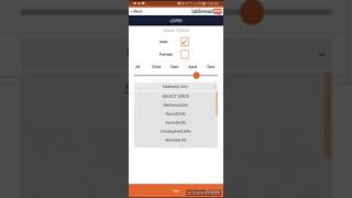 Character Menu