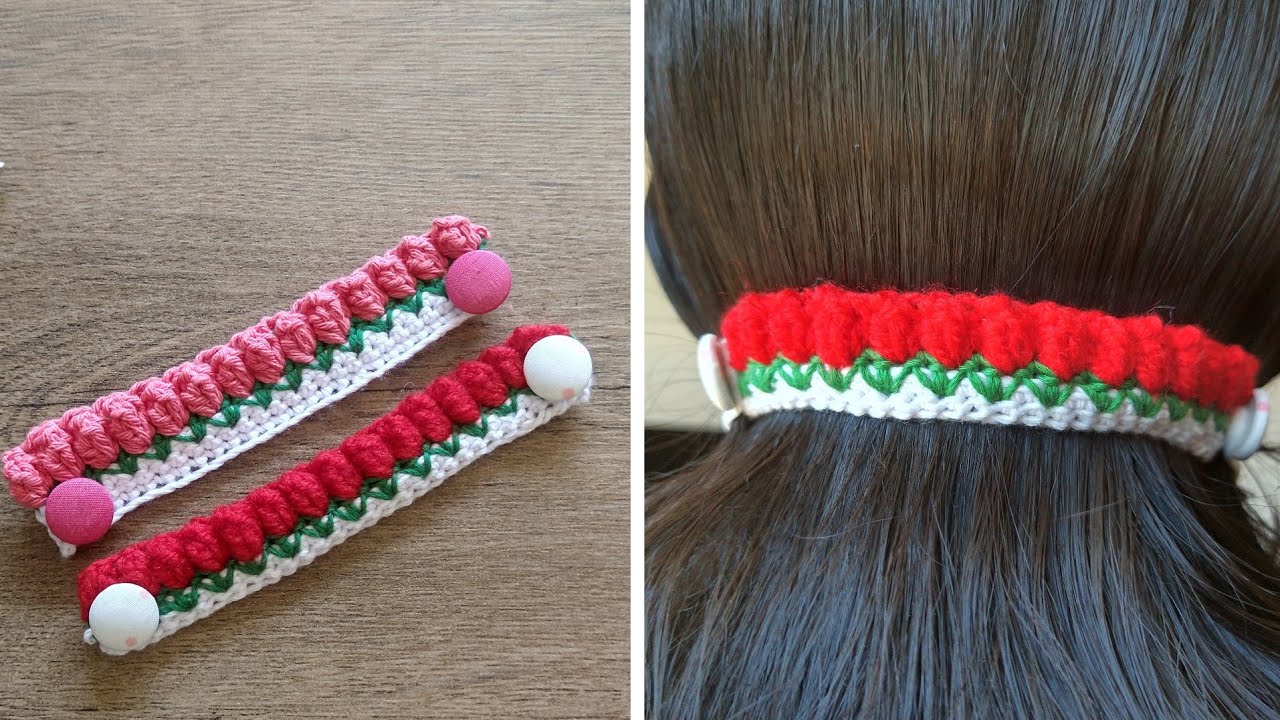 How to Crochet Facemask Adapter | Crochet Tulip Stitch  