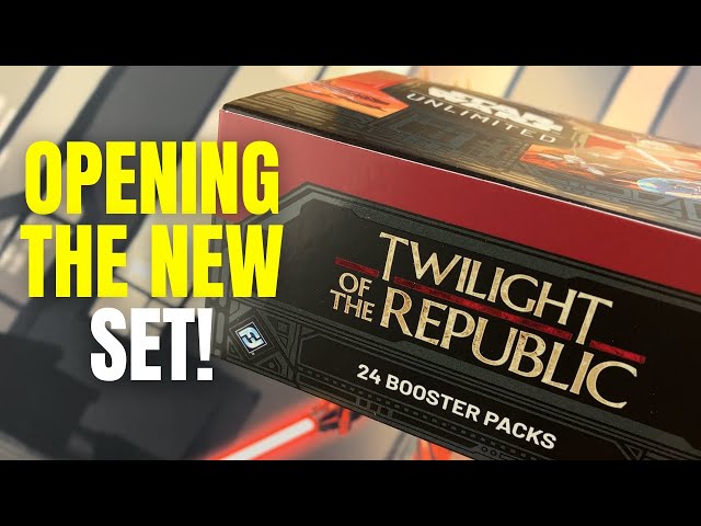 star wars unlimited twilight of the republic booster box Amazon.com: Asmodee Star Wars: Unlimited TCG Twilight of The Republic  Booster Display (Set of 24 Booster Packs) main image 1