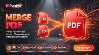 Merge PDF files for free on Chrome browser without downloading #pdftools #pdfconvert #pdf