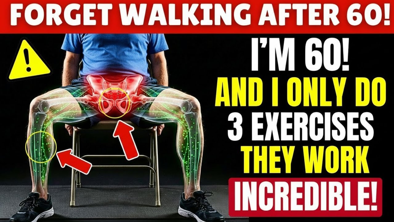 Men Over 60: Do These 3 Exercises Every Day to Prevent Falls & Stay Strong