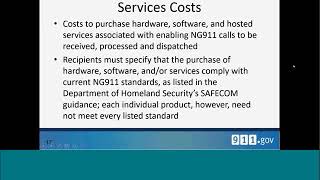 2018 911 Grant Program Webinar