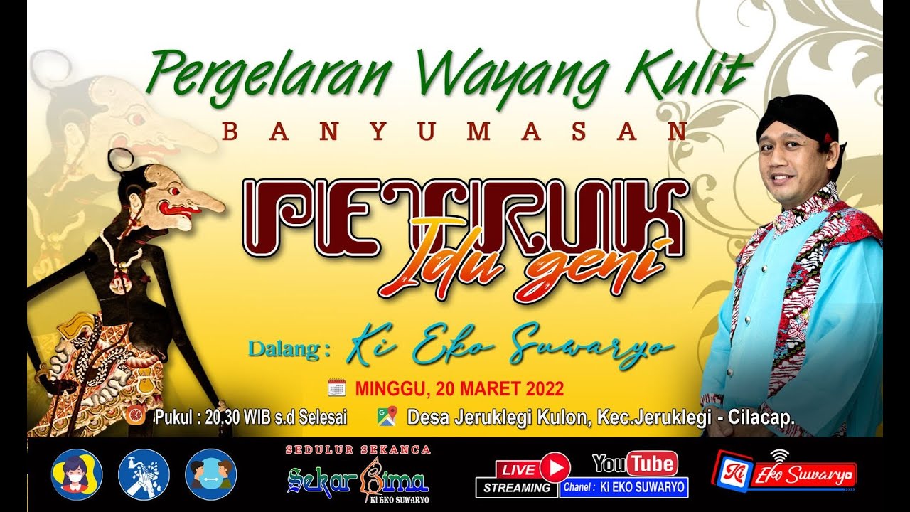 LIVE WAYANG KULIT DALANG KI EKO SUWARYO LAKON PETRUK IDU GENI