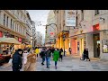 Budapest Walking Tour In The City Center, January 2022, Hungary | 4K HDR 60 fps | ASMR