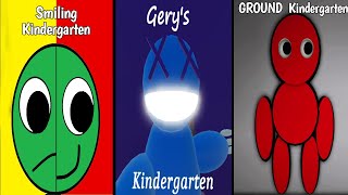 Smiling -Gery's-Ground Kindergarten | Short Mascot Horror Game Compilation | ROBLOX