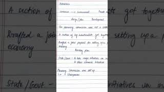 politics of planned development class 12 handwritten notes