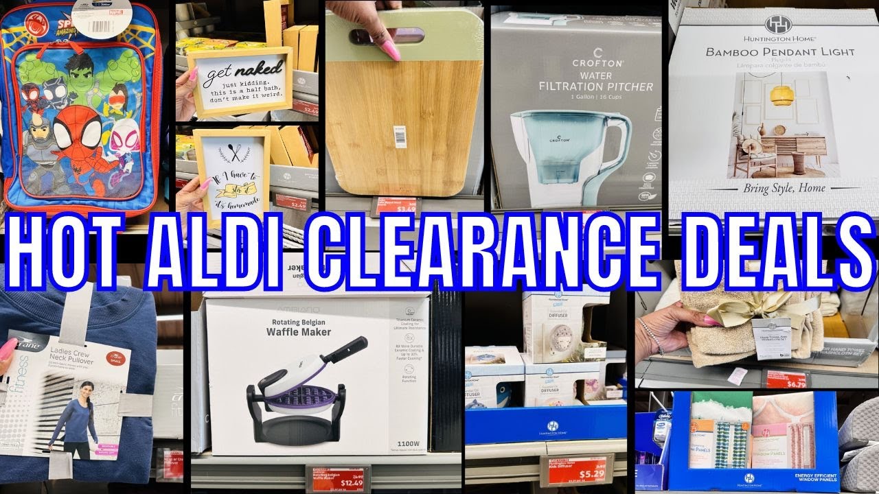 🔥HOT🔥ALDI CLEARANCE DEALS THIS WEEK  | ALDI CLEARANCE SHOP WITH ME | CLEARANCE RUN DEALS🏃🏽‍♀️🏃🏽‍♀️