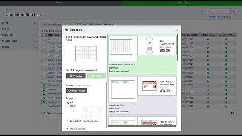 Lexmark Publishing Platform for Retail—Printing all batches