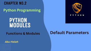 Lect 25 Function Default Parameter | #python #icspart1 #function