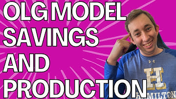 Diamond OLG Model Basics WITH Savings AND Production
