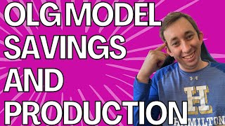 Diamond OLG Model Basics WITH Savings AND Production