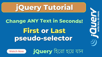 Master jQuery First and Last Selectors | Easily Change Text Inside Any Element! | SoftAll
