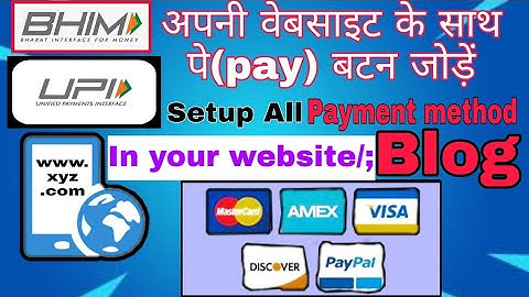 Setup payment gateway with website or blog(2020) tric free.